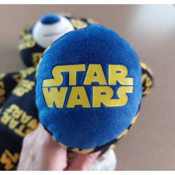 Build A Bear Workshop Star Wars Print Plush 17" Teddy Bear BAB Plays Music Black - Picture 7 of 10